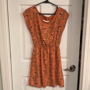 Pink/orange sun dress